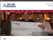 Tablet Screenshot of easthillsrec.com